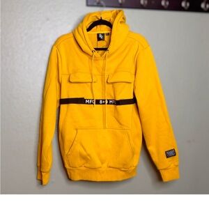 8 and 9 Yellow Hoodie. Thick, comfortable and warm